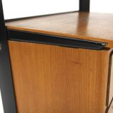 Commode-bibliothèque en teck, Suède, 1950