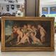 Oskar Krenzer, Putti avec guirlande d’après Rubens, huile sur toile