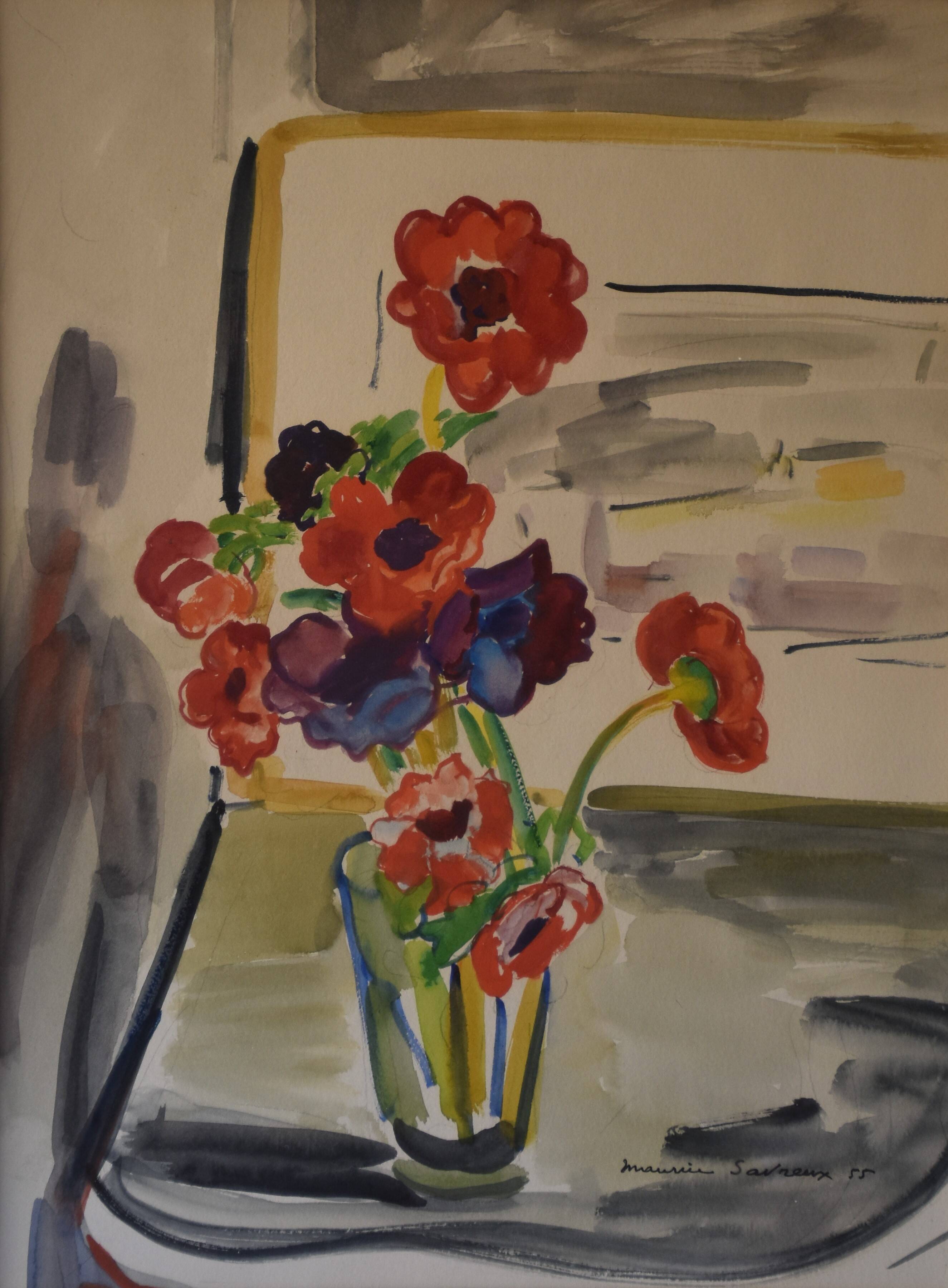 Maurice Savreux, Bouquet of Flowers (1955)