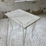 Perforated garden dining table
