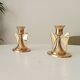 Pair of vintage winged candlesticks from the 60s/70s