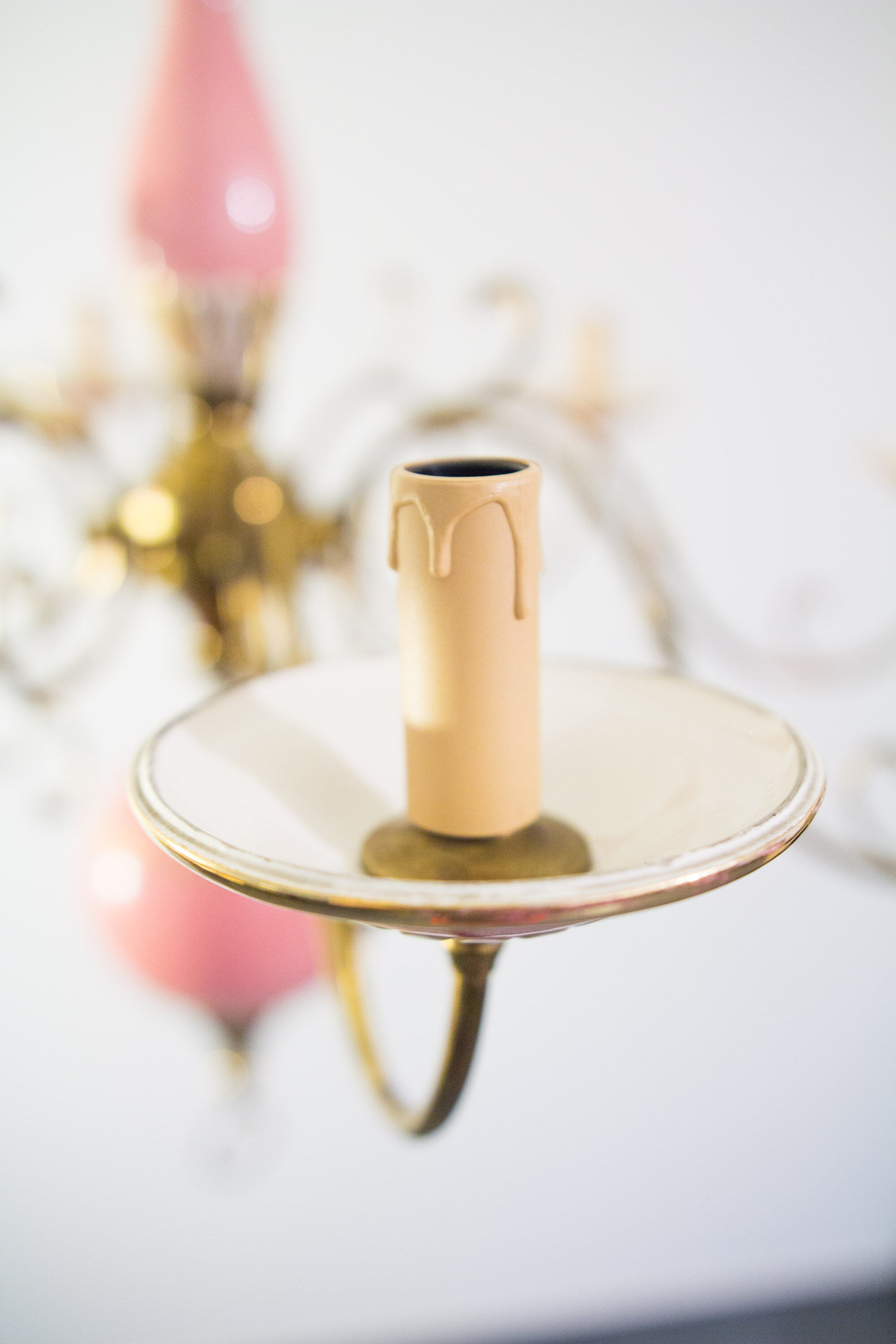 Flemish Ceramic Floral Chandelier