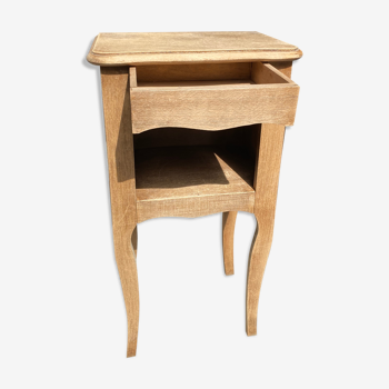 Wooden bedside table