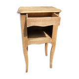 Wooden bedside table