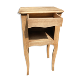 Wooden bedside table