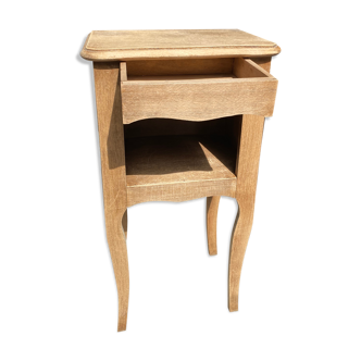 Wooden bedside table