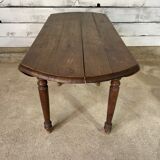 Oval shuttered dining table