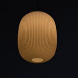 Suspension en verre du milieu du siècle années 1950