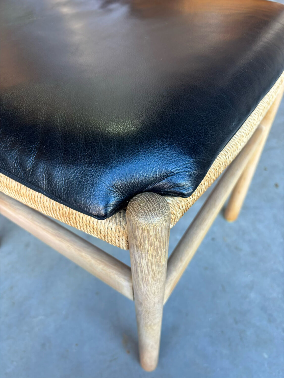 Set of 6 vintage papercord chairs Kurt Ostervig